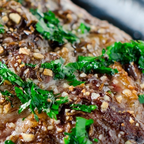 BBQ Lamb Neck Salad