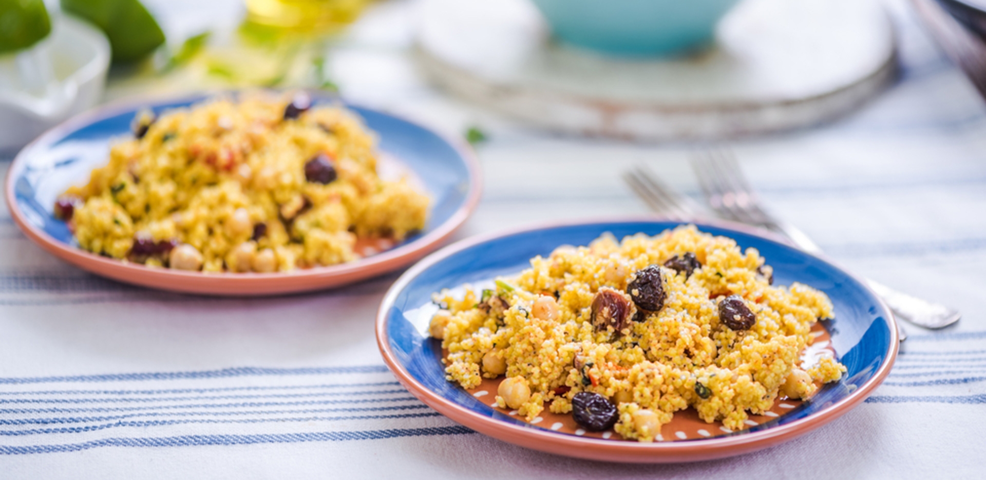 Chermoula Spiced Vegetable Couscous with Dried Fruits
