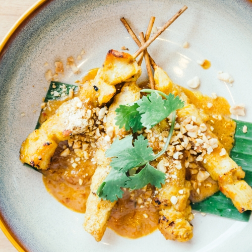 Chicken Satay in Peanut Sauce