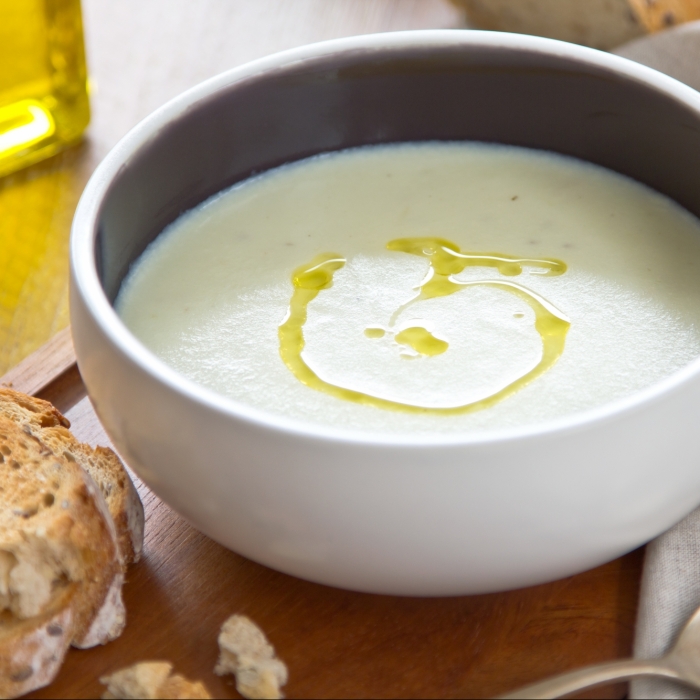 Cream of Celeriac Soup with Truffle