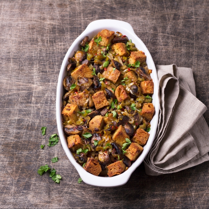 Festive Mushroom Stuffing