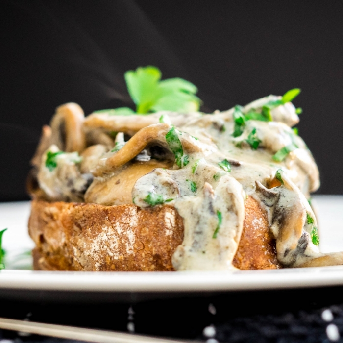 Mushrooms On Toast